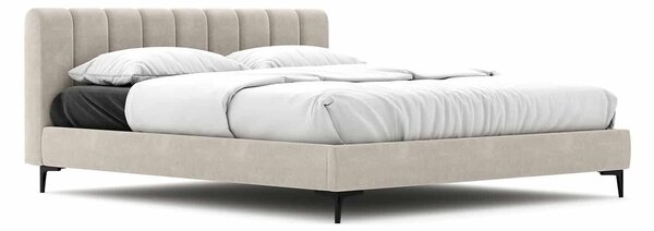 Pat Less Tapitat cu Saltea 120/140/160/180x200cm - 120x200