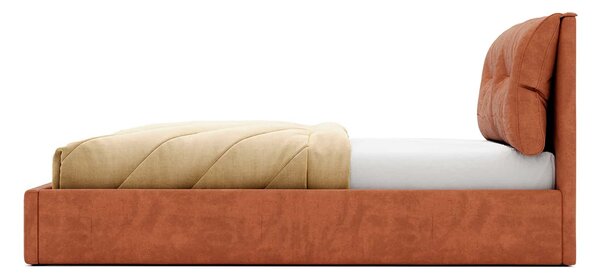 Pat Marsel Tapitat cu Saltea 120/140/160/180x200cm - 120x200