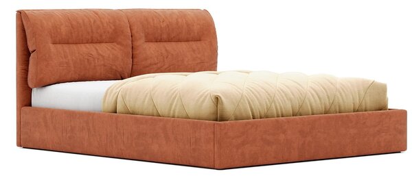 Pat Marsel Tapitat cu Saltea 120/140/160/180x200cm - 120x200