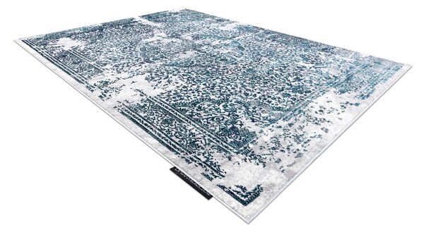 Covor DE LUXE modern 2082 ornament vintage - structural cremă / gri