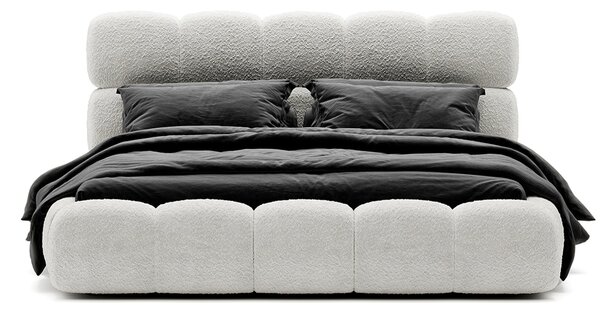 Pat Olivia Tapitat cu Saltea 120/140/160/180x200cm - 120x200