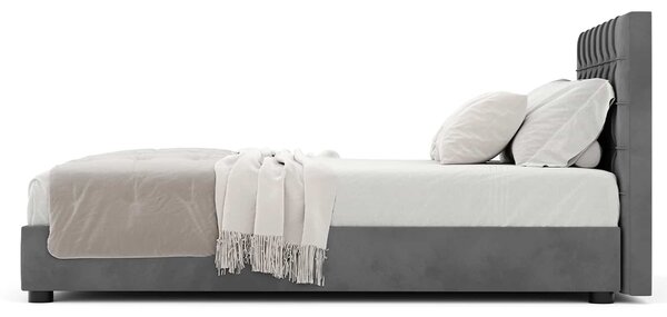 Pat Drimus Tapitat cu Saltea 120/140/160/180x200cm - 120x200