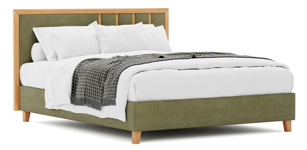 Pat Infinity Tapitat cu Saltea 120/140/160/180x200cm - 120x200