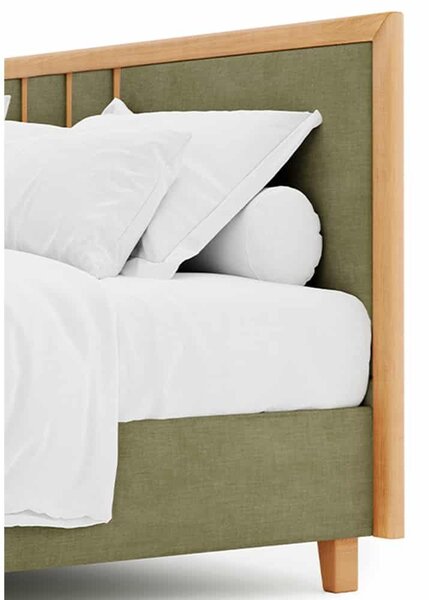 Pat Infinity Tapitat cu Saltea 120/140/160/180x200cm - 120x200