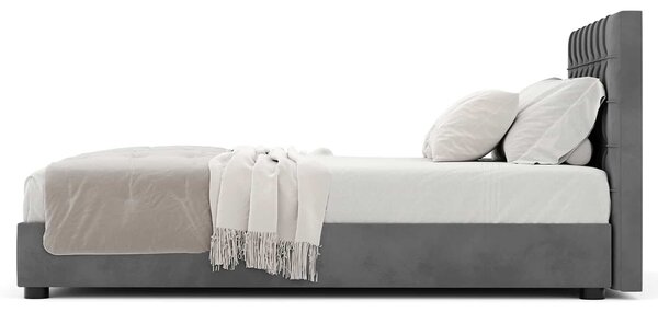 Pat Drimus Tapitat cu Saltea 120/140/160/180x200cm - 120x200