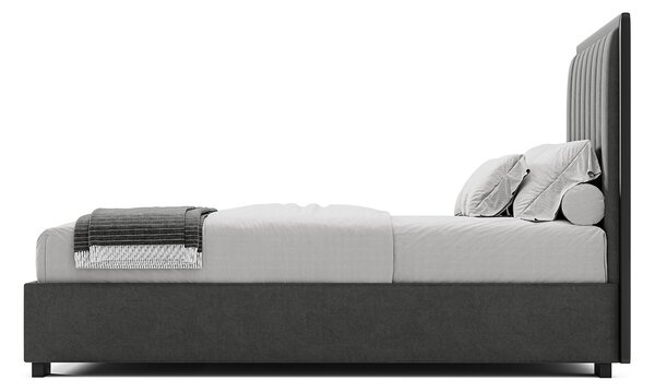 Pat Denver Tapitat cu Saltea 120/140/160/180x200cm - 120x200