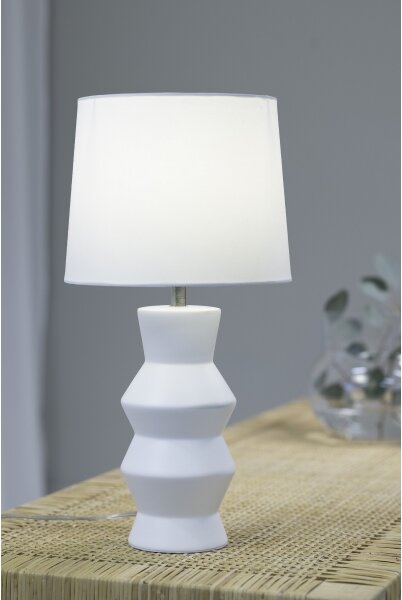 Lampă de masă Markslöjd 108448 SIENNA 1xE27/40W/230V alb