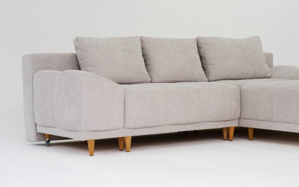 Coltar lemn masiv Odo Extensibil, 273 × 176 × 75 cm - Stânga
