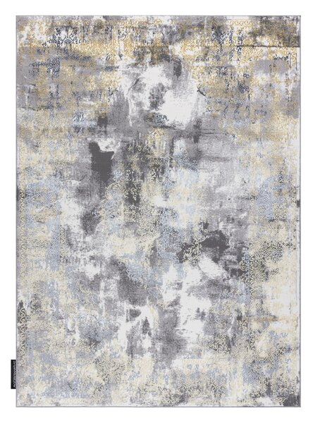 Covor DE LUXE modern 6754 ornament vintage - structural cremă / aur