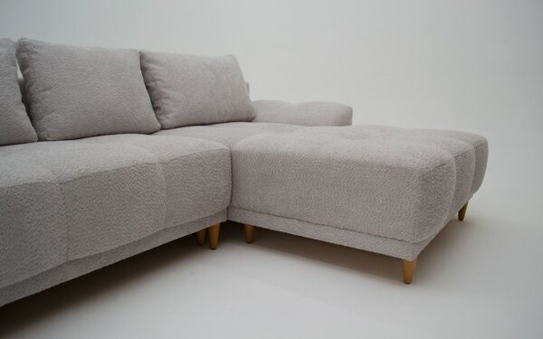 Coltar lemn masiv Odo Extensibil, 273 × 176 × 75 cm - Stânga