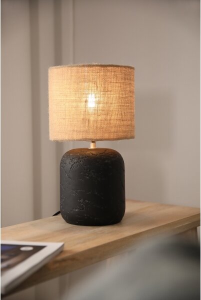 Lampă de masă Markslöjd 108683 MONTAGNA 1xE14/40W/230V 32 cm bej/negru
