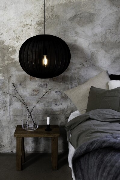 Lustră pe cablu Markslöjd 108791 FORENCE 1xE27/40W/230V d. 50 cm negru