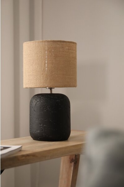 Lampă de masă Markslöjd 108683 MONTAGNA 1xE14/40W/230V 32 cm bej/negru
