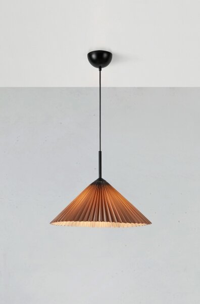 Lustră pe cablu Markslöjd 108709 PLISADO 1xE27/40W/230V d. 50 cm gri