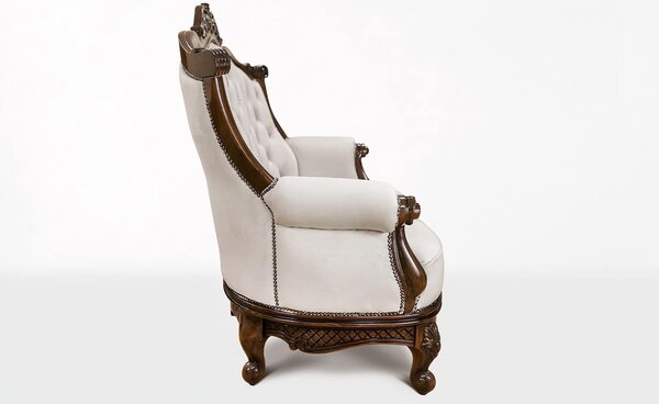 Canapea lemn masiv Piero Piele Naturala 2/3 locuri - 160x80x120cm