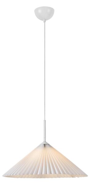 Lustră pe cablu Markslöjd 108711 PLISADO 1xE27/40W/230V d. 50 cm alb
