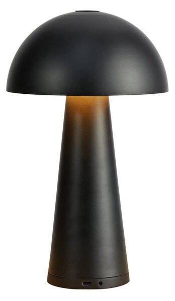 Markslöjd 108655 - Lampă LED reîncărcabilă reglabilă FUNGI LED/1,5W/5V IP44 negru