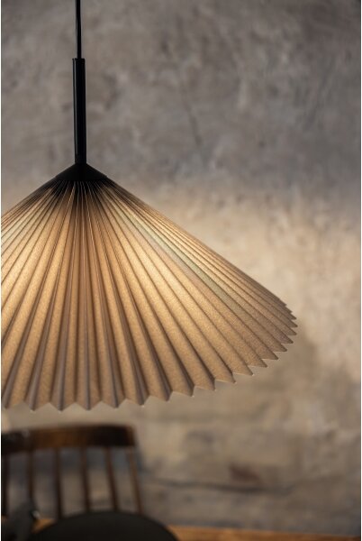 Lustră pe cablu Markslöjd 108709 PLISADO 1xE27/40W/230V d. 50 cm gri