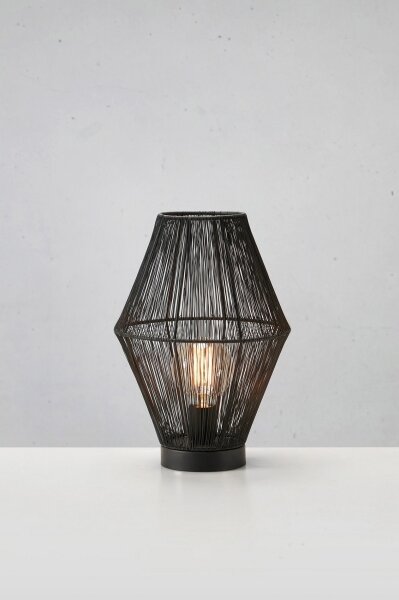 Lampă de masă Markslöjd 108666 CASA 1xE27/40W/230V negru