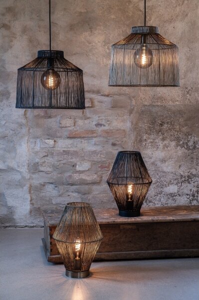 Lampă de masă Markslöjd 108666 CASA 1xE27/40W/230V negru