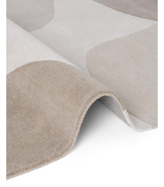 Covor bej țesut manual din lână 120x170 cm Hackney Clarissa – Ted Baker