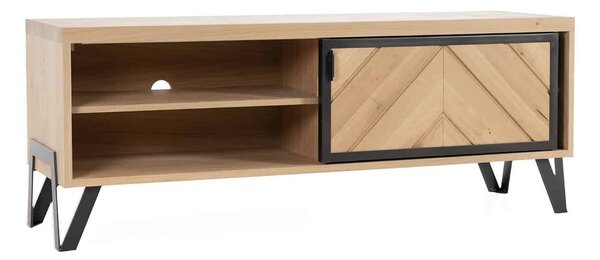 Comodă TV lemn masiv Relief Multiple Dimensiuni - 55 x 42 x 145 cm