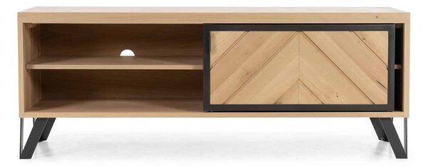 Comodă TV lemn masiv Relief Multiple Dimensiuni - 55 x 42 x 145 cm