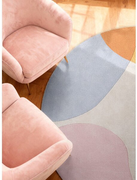 Covor țesut manual rotund din lână ø 200 cm Hackney Clarissa – Ted Baker