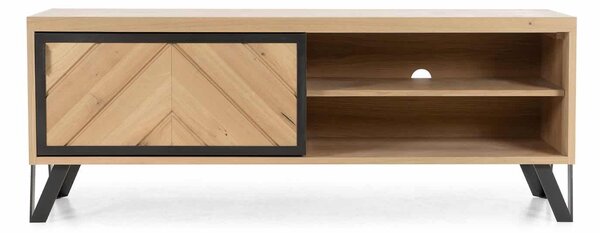 Comodă TV lemn masiv Relief Multiple Dimensiuni - 55 x 42 x 145 cm