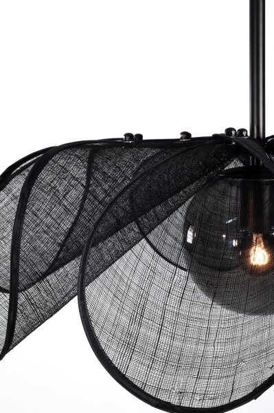 Lustră pe cablu Markslöjd 108660 STYRKA 1xE27/40W/230V d. 63 cm negru