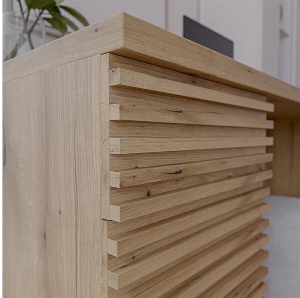 Birou lemn masiv Basko Stejar 120/, 140 × 60 × 75 cm - 120x60x75
