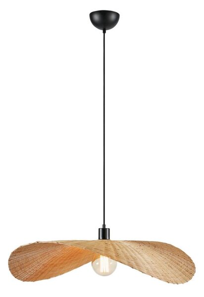 Lustră pe cablu Markslöjd 108677 RAYO 1xE27/40W/230V bej/bambus