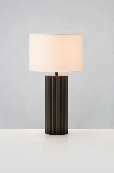 Lampă de masă Markslöjd 108670 HASHIRA 1xE27/40W/230V alb/negru