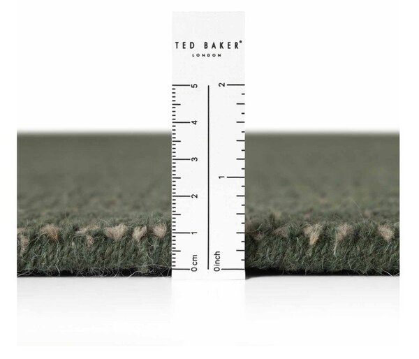 Covor verde închis țesut manual din lână 120x170 cm Greenwich – Ted Baker