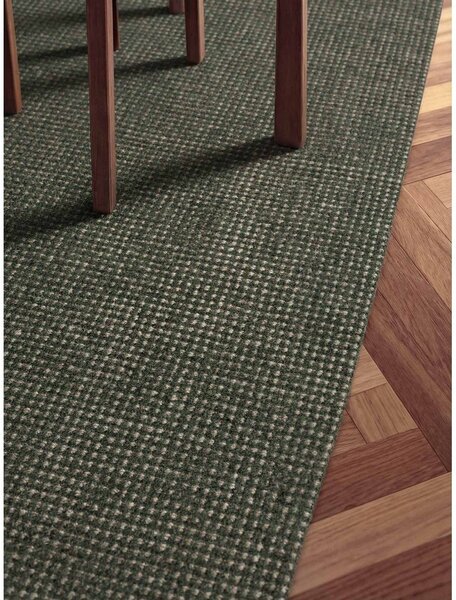 Covor verde închis țesut manual din lână 120x170 cm Greenwich – Ted Baker