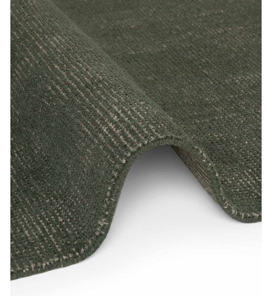 Covor verde închis țesut manual din lână 120x170 cm Greenwich – Ted Baker