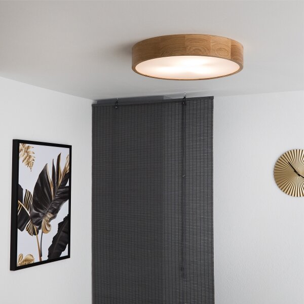 Plafonieră LED Brilagi CARVALHO 3xE27/60W/230V stejar d. 47,5 cm