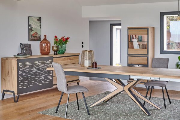 Comodă stejar masiv Edge Multiple Dimensiuni - 170 x 50 x 94 cm