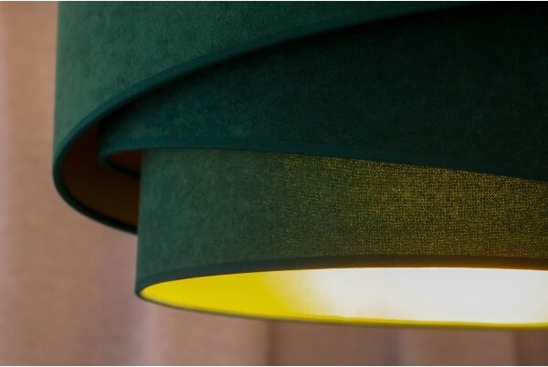 Lustră aplicată Duolla KOBO 1xE27/15W/230V d. 45 cm verde