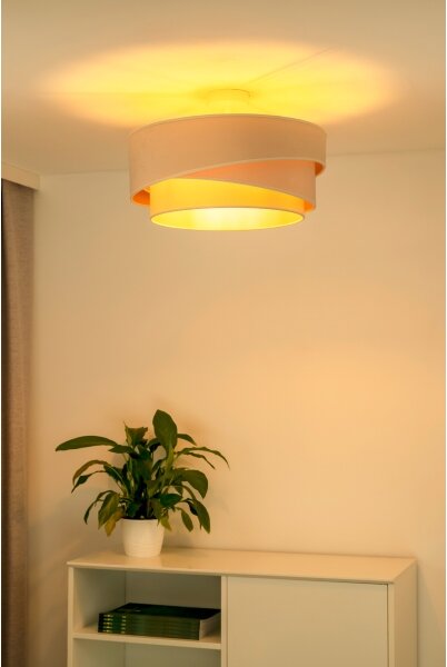 Lustră aplicată Duolla KOBO 1xE27/15W/230V d. 45 cm crem