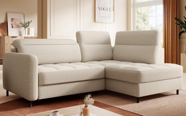 Colțar lemn masiv Bari Personalizabil Extensibil 208x160cm - Royal 01, Colțul în stânga