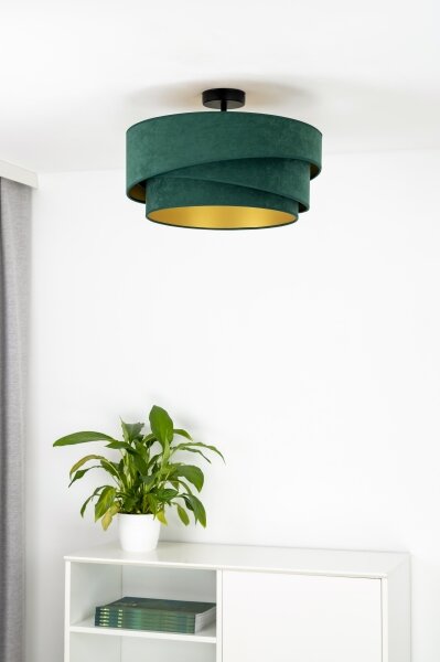 Lustră aplicată Duolla KOBO 1xE27/15W/230V d. 45 cm verde