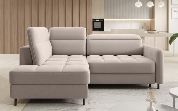 Colțar lemn masiv Bari Personalizabil Extensibil 208x160cm - Royal 01, Colțul în stânga