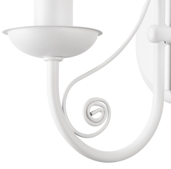 Lampă de perete DONATO 1xE14/40W/230V alb
