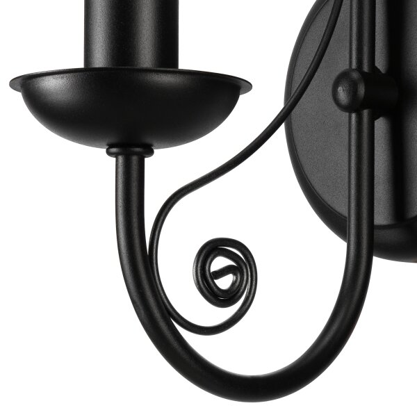 Lampă de perete DONATO 1xE14/40W/230V negru