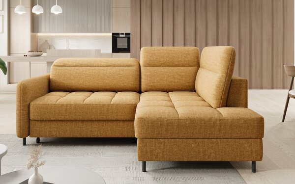 Colțar lemn masiv Bari Personalizabil Extensibil 208x160cm - Manhattan 45, Colțul în dreapta