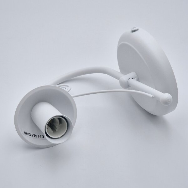 Lampă de perete DONATO 1xE14/40W/230V alb