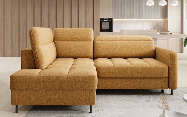 Colțar lemn masiv Bari Personalizabil Extensibil 208x160cm - Manhattan 45, Colțul în stânga