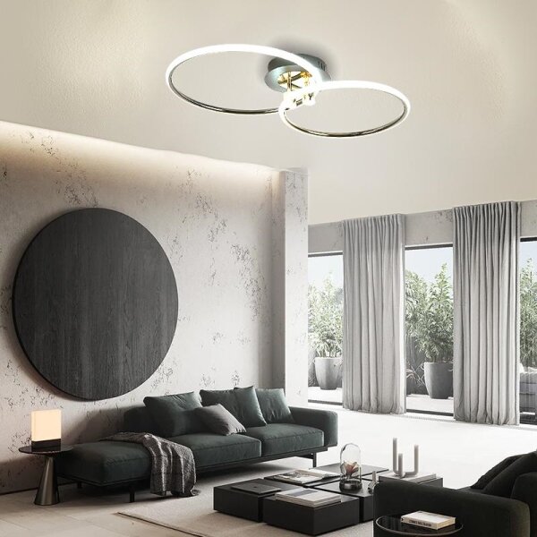 Plafonieră LED dimabilă LED/48W/230V 3000-6500K + telecomandă