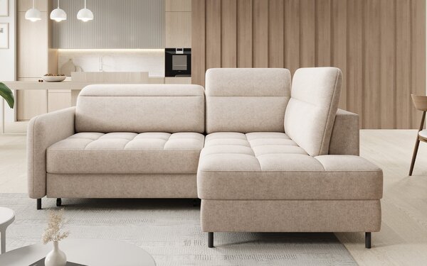 Colțar lemn masiv Bari Personalizabil Extensibil 208x160cm - Manhattan 18, Colțul în dreapta